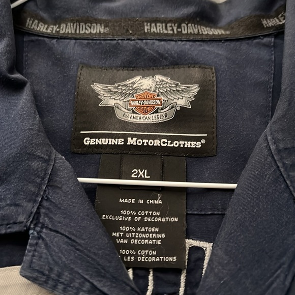 4 Harley Davidson button up shirts! - Picture 5 of 11